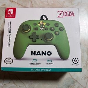 Legend of Zelda Nintendo Switch NANO Wired Controller by PowerA - Link Toon!